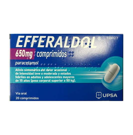 EFFERALDOL 650 MG 20...