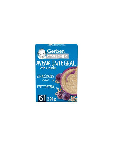 GERBER AVENA INTEGRAL CON CIRUELA 250 G