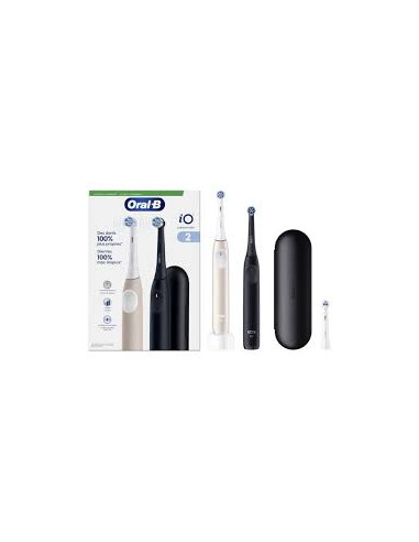 ORAL-B CEPILLO IO.2 - DUPLO ARENA Y NEGRO