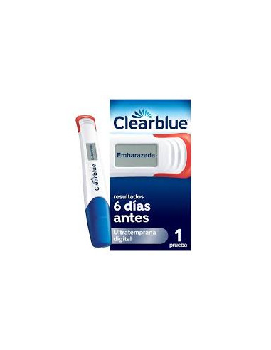 CLEARBLUE DIGITAL PRUEBA DE EMBARAZO 6 DIAS...