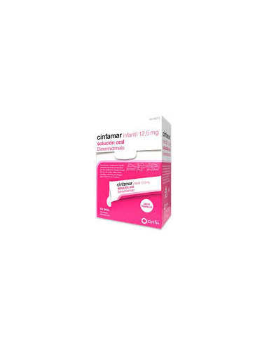 CINFAMAR INFANTIL 12.5 MG SOLUCION ORAL 12 U