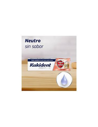 KUKIDENT PRO PLUS FIRMEZA SIN SABOR 47 G