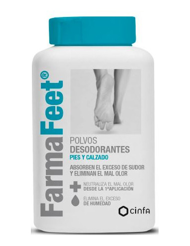 FARMAFEET POLVOS DESODORANTES PIES 75G