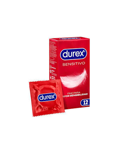 DUREX PRESERVATIVOS SENSITIVO SUAVE REGULARFIT 12U