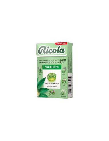 RICOLA CAJA EUCALIPTO (SIN AZUCAR) 50G