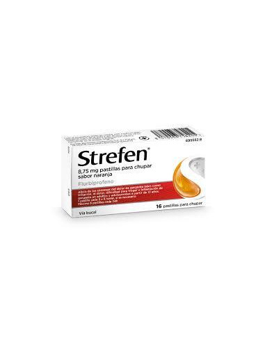 STREFEN 8.75 MG 16 PASTILLAS PARA CHUPAR...