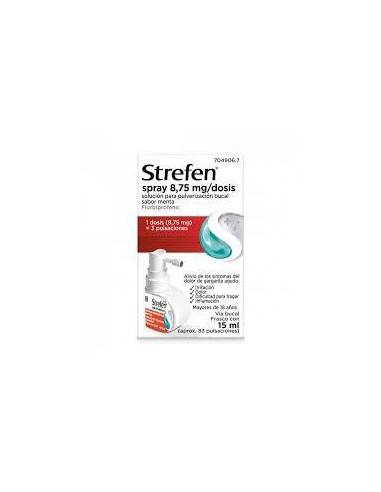 STREFEN SPRAY 8,75 MG/DOSIS PULVERIZACION BUCAL...