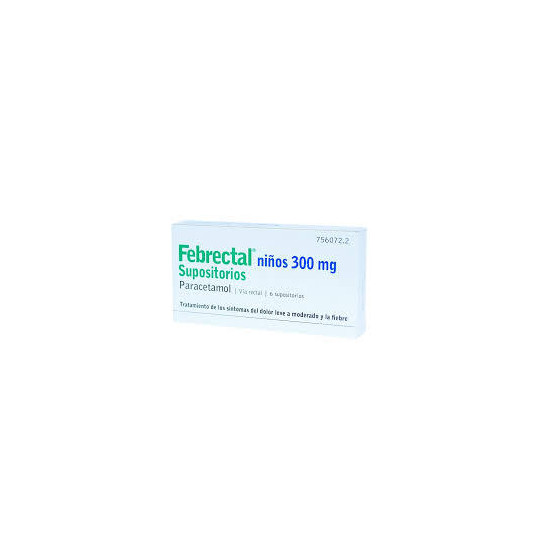 FEBRECTAL INFANTIL 300MG 6...