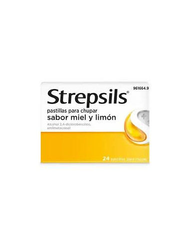 STREPSILS 24 PASTILLAS MIEL-LIMON