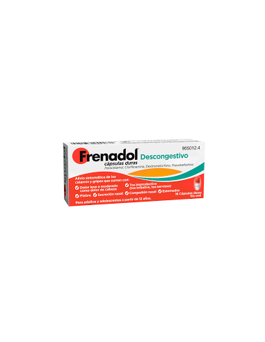 FRENADOL DESCONGESTIVO 16 CAPSULAS