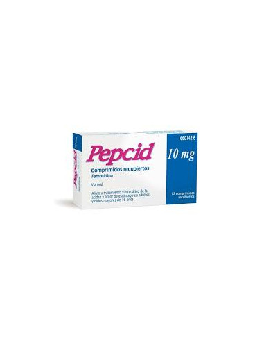 PEPCID 10 MG 12 COMPRIMIDOS RECUBIERTOS