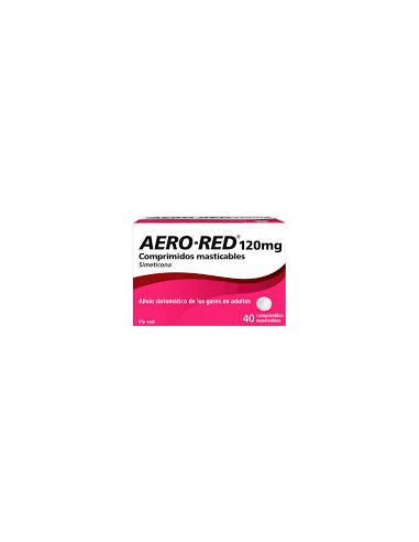 AERO RED 120 MG 40 COMPRIMIDOS MASTICABLES