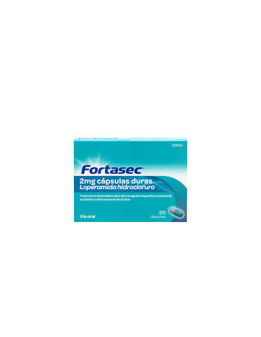 FORTASEC 2 MG 20 CAPSULAS