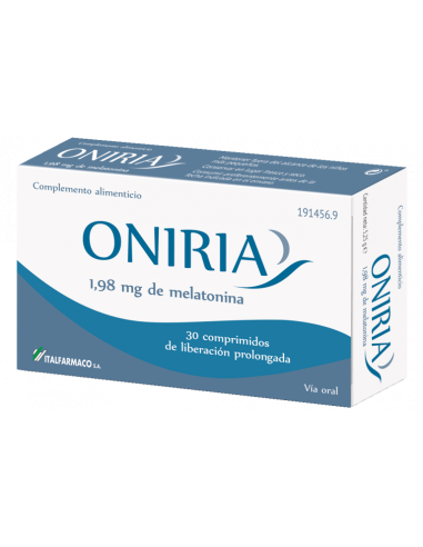 ONIRIA 30 COMPRIMIDOS RECUBIERTOS
