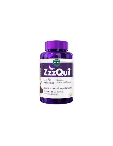ZZZQUIL SUEÑO MELATONINA  60 GUMMIES  (FRUTOS...