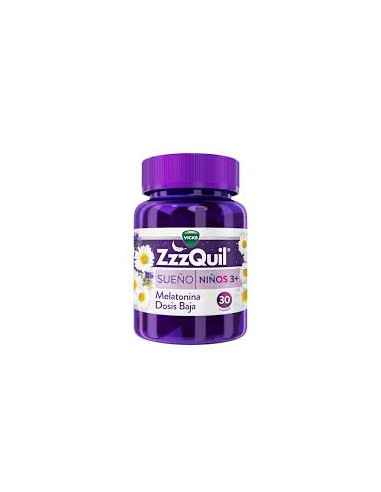 ZZZQUIL SUEÑO NIÑOS MELATONINA 30 GUMMIES SABOR...