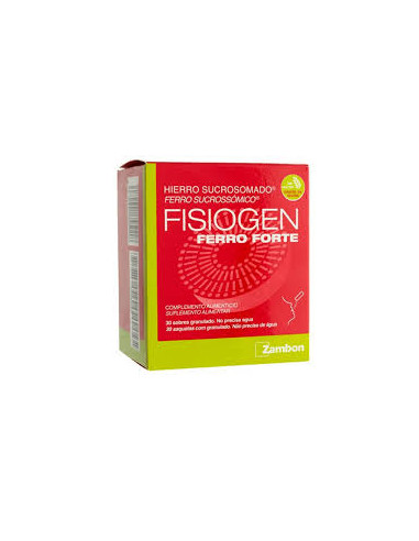 FISIOGEN FERRO FORTE 30 SOBRES