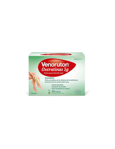 VENORUTON 1 G 30 SOBRES POLVO VARICES