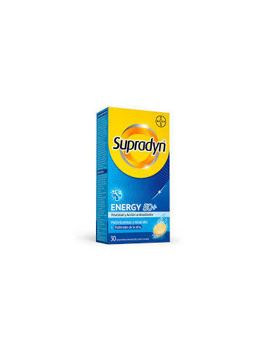 SUPRADYN ENERGY 50+ 30 COMPRIMIDOS EFERVESCENTES