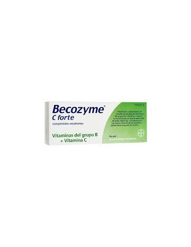 BECOZYME C FORTE 30 COMPRIMIDOS RECUBIERTOS