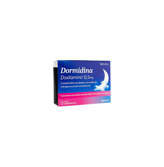 DORMIDINA 12.5 MG 14...