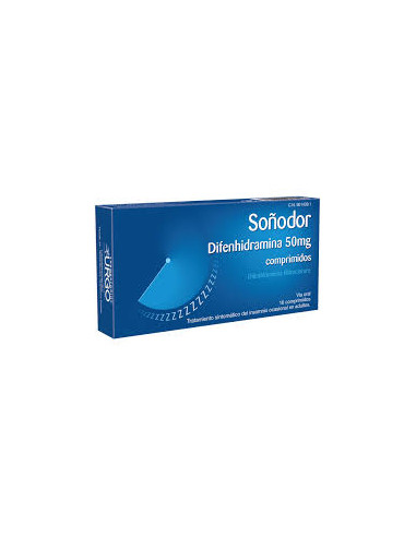 SOÑODOR 50 MG 16 COMPRIMIDOS