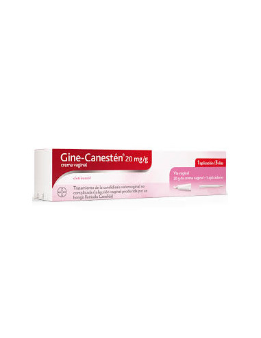 GINE-CANESTEN 20 MG/G CREMA VAGINAL 1 TUBO 20 G