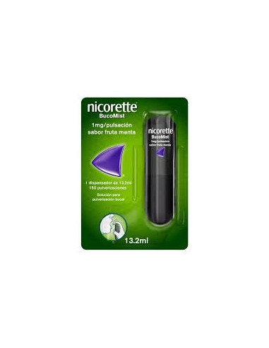 NICORETTE BUCOMIST 1 MG/PULVERIZACION 1 AEROSOL