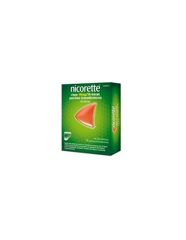 NICORETTE CLEAR 15 MG/16 H 14 PARCHES TRANSDERMI