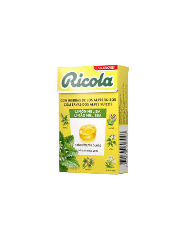 RICOLA CAJA LIMON MELISA (SIN AZUCAR) 50 G
