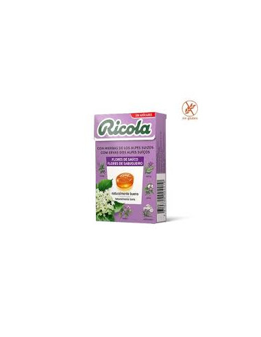 RICOLA CAJA FLORES DE SAUCO (SIN AZUCAR) 50G