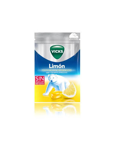 VICKS CARAMELO LIMON MENTOL BOLSA 72 G