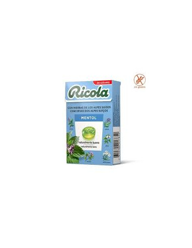 RICOLA CAJA MENTOL (SIN AZUCAR) 50G