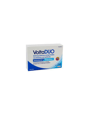 VOLTADUO 500 MG/200 MG 20 COMPRIMIDOS RECUBIERTOS