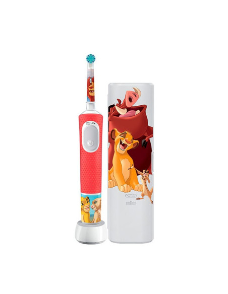 ORAL B CEPILLO ELECTRICO RECARGABLE INFANTIL  VITALITY PRO KIDS 3+ LION KING + TC 1 UNIDAD