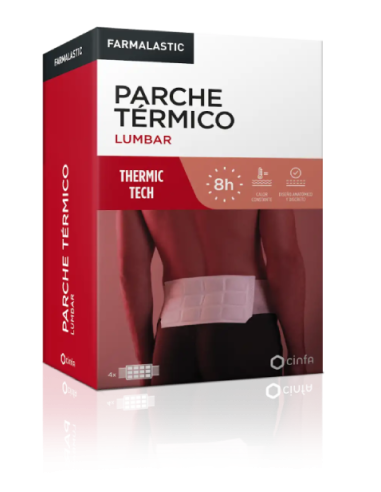 FARMALASTIC THERMIC TECH PARCHE LUMBAR 4 UNIDADES