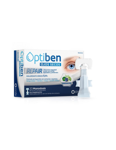 OPTIBEN OJOS SECOS REPAIR 20 MONODOSIS 0,5 ML