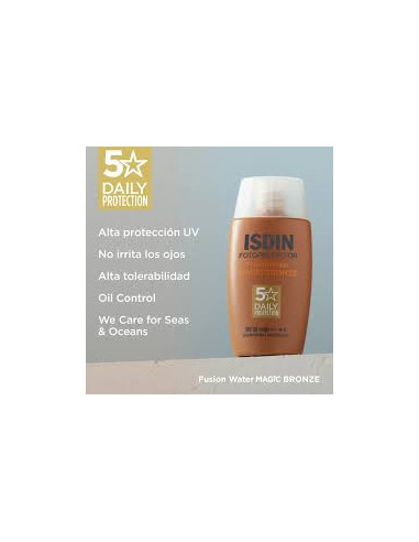 ISDIN SPF 50+ FUSION WATER MAGIC BRONZE 50ML