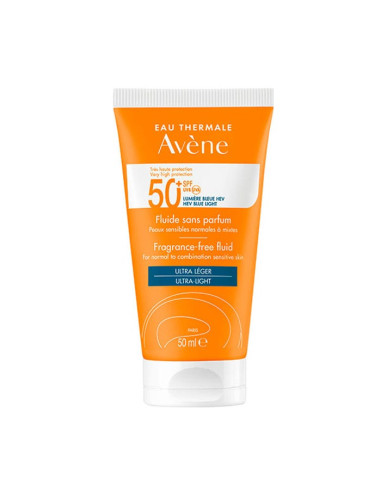AVENE SOL. CREMA INVISIBLE PIELES SENSIBLES SPF...