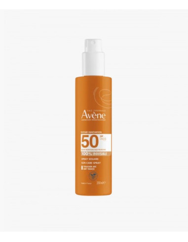 AVENE SOL. SPRAY INVISIBLE TOQUE SECO SPF 50+...