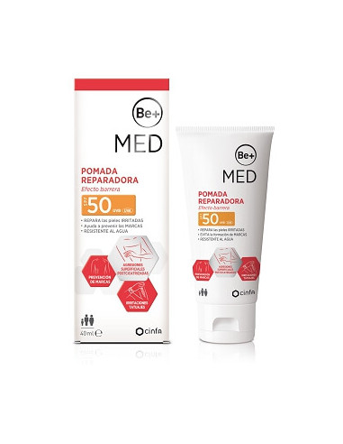 BE+ POMADA REPARADORA SPF 50 1 ENVASE 40 ML