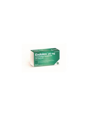 ENDOLEX 25 MG 12 COMPRIMIDOS