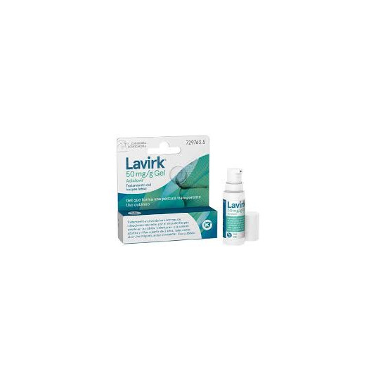 LAVIRK 50 MG/G GEL CUTANEO...