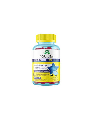 AQUILEA SUEÑO KIDS GUMMIES 30 GUMMIES SABOR MORA