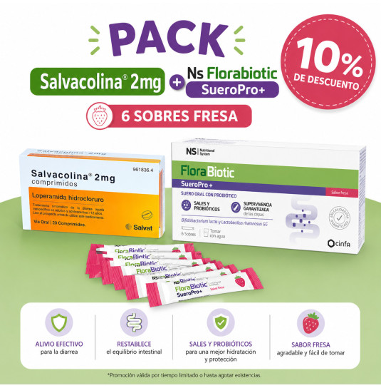 PACK ANTIDIARREICO + SUERO...