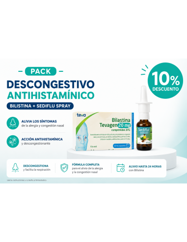 PACK DESCONGESTIVO ANTIHISTAMINICO + SPRAY...