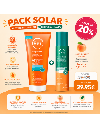 PACK SOLAR CREMA FACIAL+ CREMA CORPORAL 50SPF+...