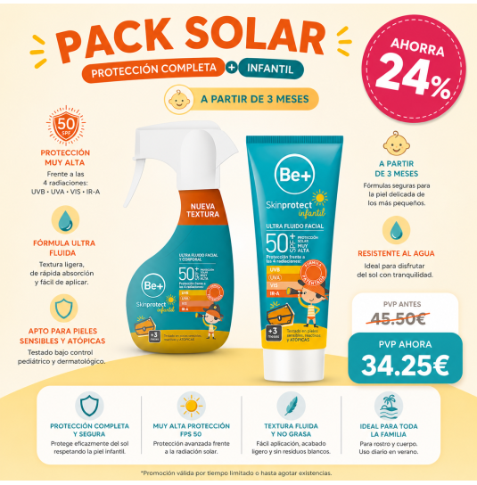 PACK SOLAR PEDIATRICO CARA...