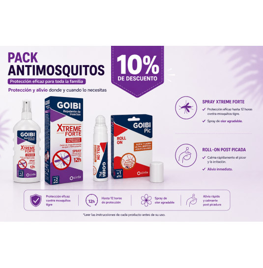 PACK ANTIMOSQUITOS SPRAY +...