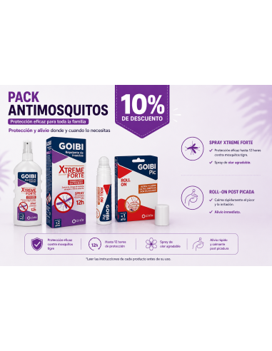 PACK ANTIMOSQUITOS SPRAY + POST-PICA (GOIBI...
